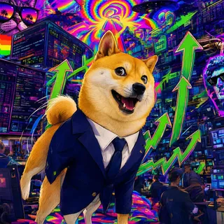 Doge in a tiny blazer